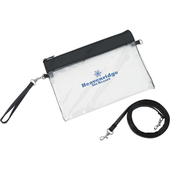 Clear Game 2-in-1 Wristlet